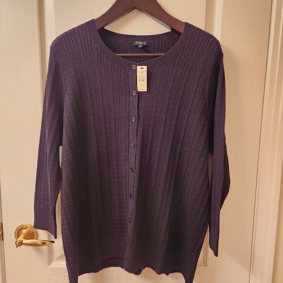 Talbots Sweater Set - Cardigan and Shell - Picture 2 of 7